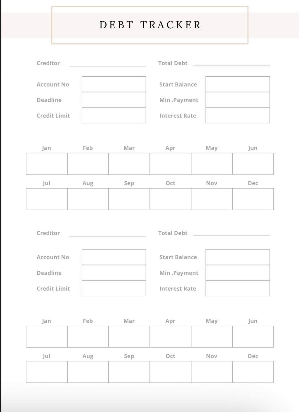 Credit Tracker