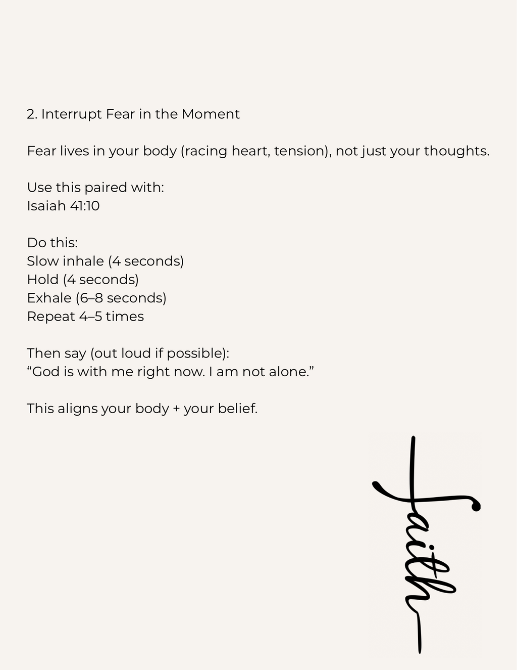 Faith Over Fear: 30 Day Guided Journal