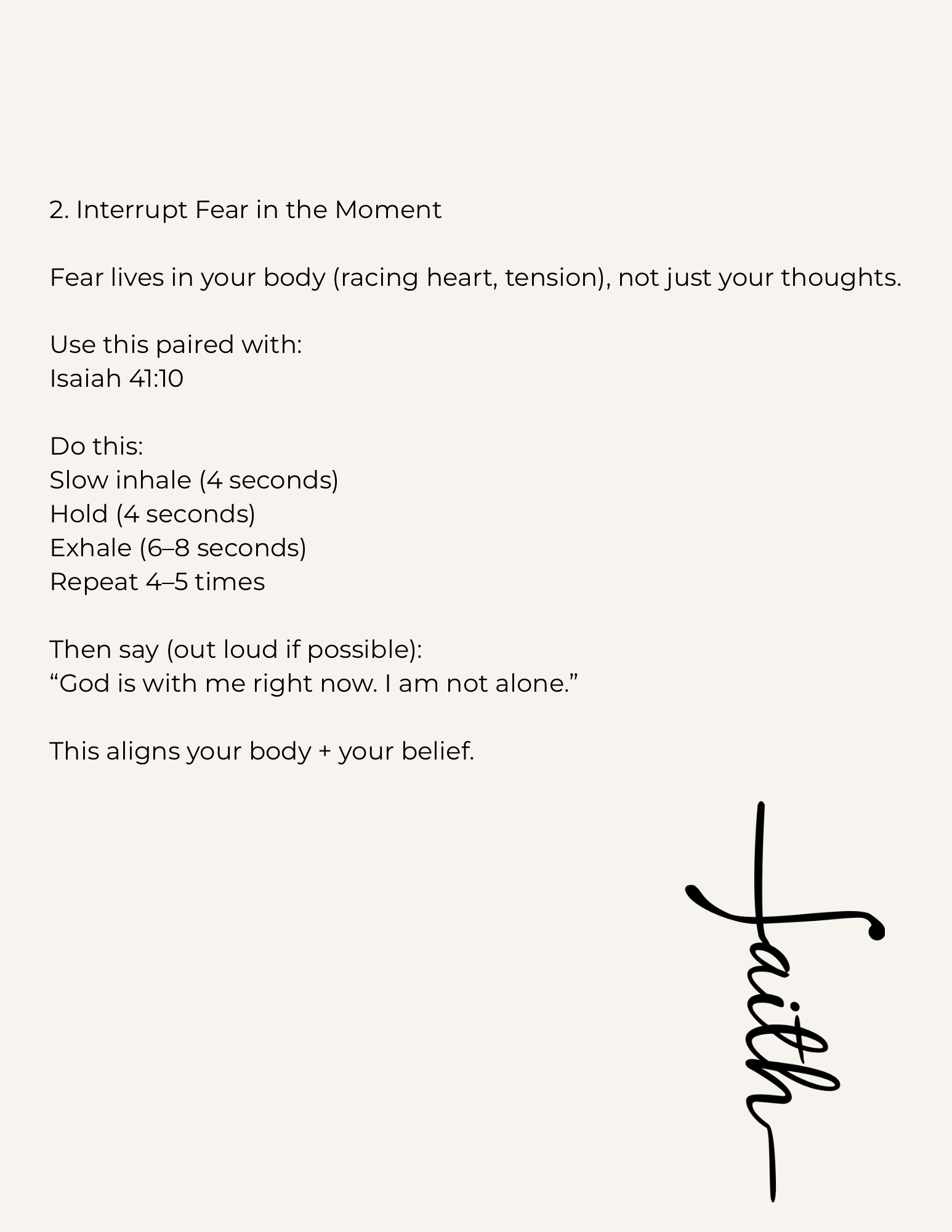 Faith Over Fear: 30 Day Guided Journal