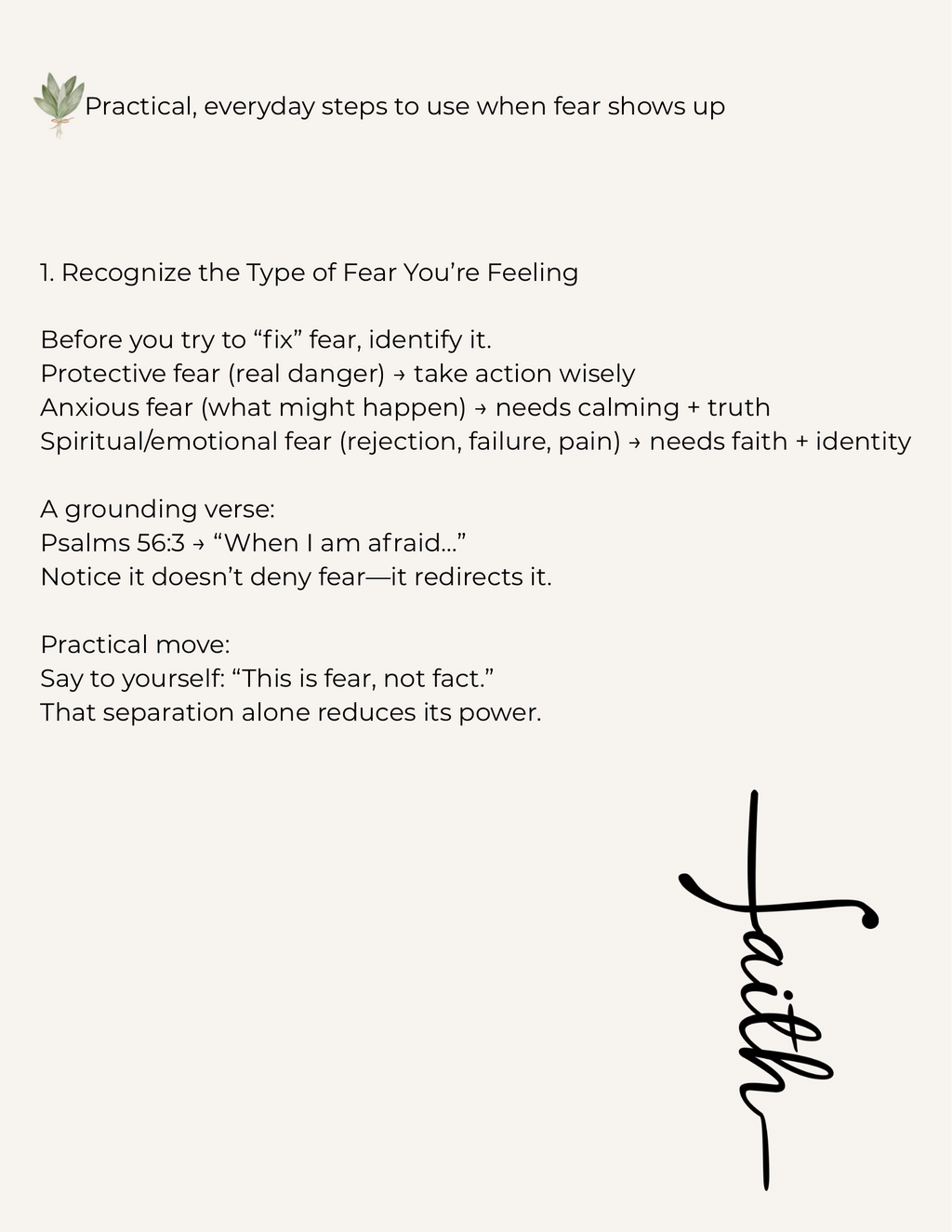 Faith Over Fear: 30 Day Guided Journal