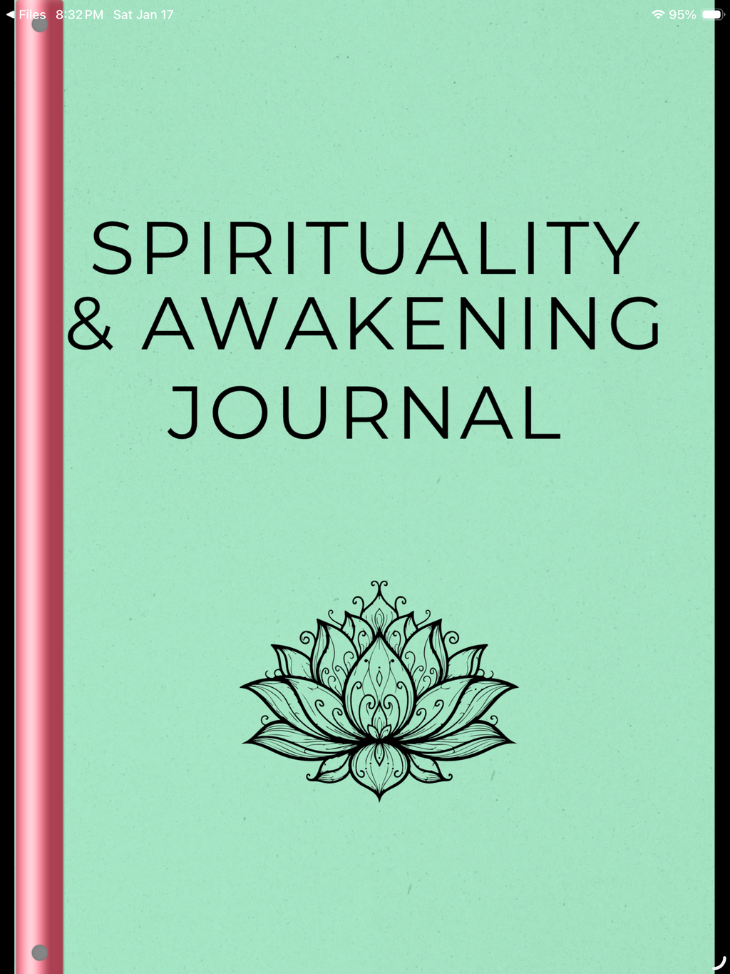 Spirituality & Awakening Journal.