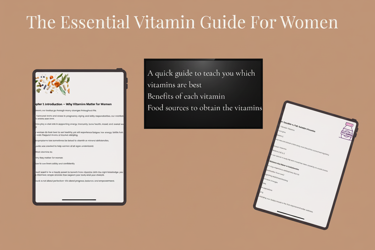 The Essential Vitamin Guide For Women