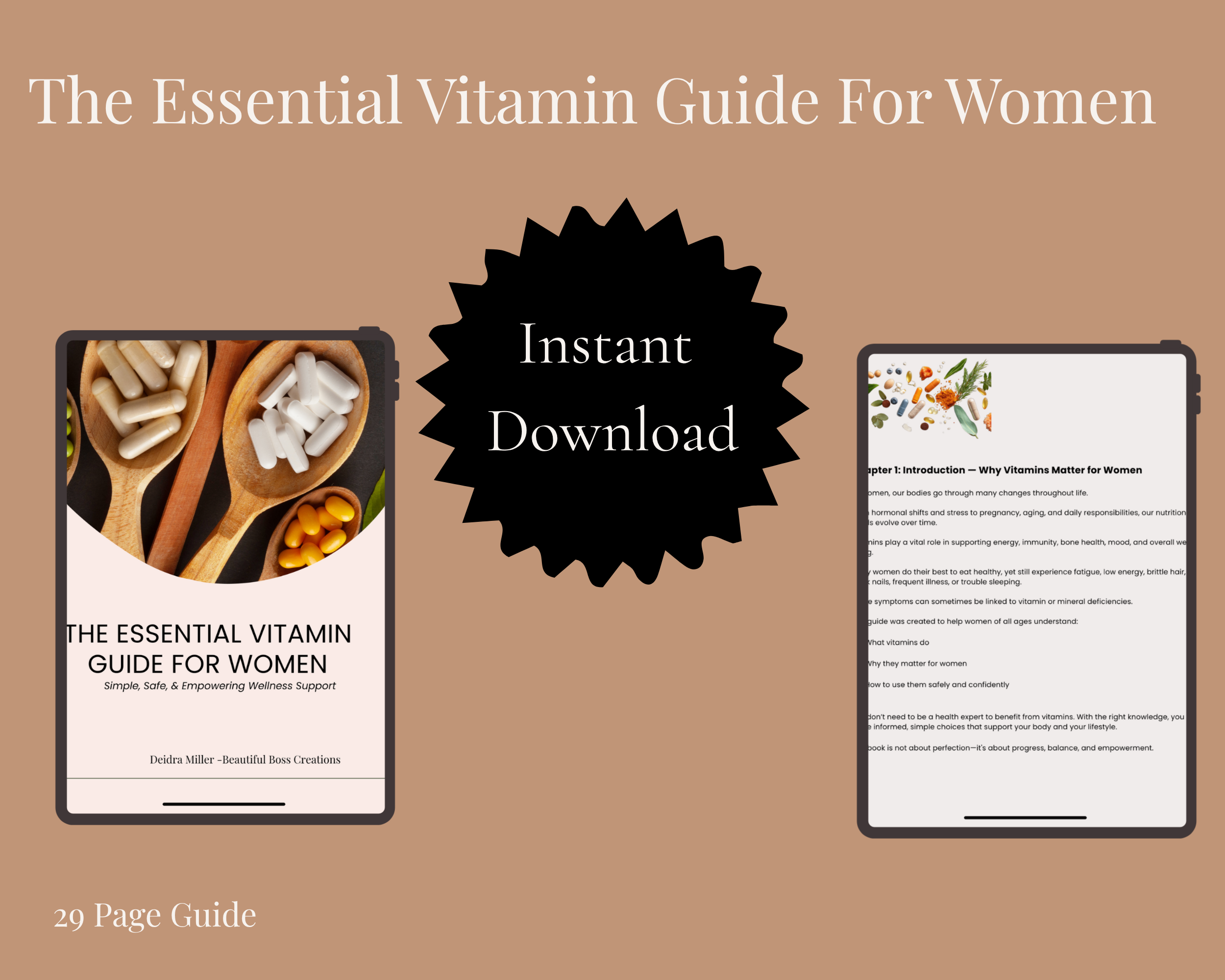 The Essential Vitamin Guide For Women
